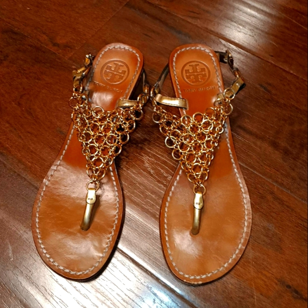 Tori Burch Sandals Sz 7